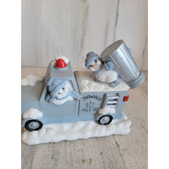 Encore Snowville salt snow buddies musical truck Xmas collectible vintage - Picture 4 of 10